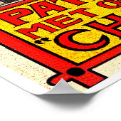 Vintages holländisches Fahrradposter drucken Poster (Ecke)