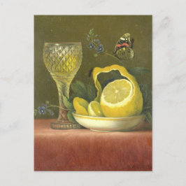 Vintages holländisches Lemon Drink Still Life Postkarte