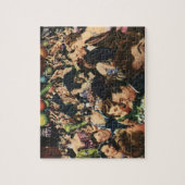 Vintages Hollywood Thema Extravagantes Party mit B Puzzle (Vertikal)