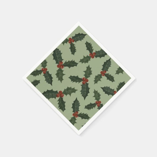 Vintages Holomuster Serviette (Ecke)