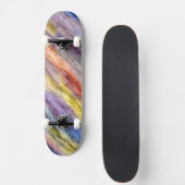 Vintages Holz Abstrakt Art 2 Skateboard (Vorne)