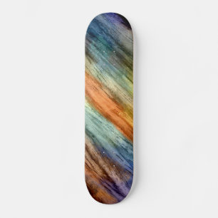 Vintages Holz Abstrakt Art 3 Skateboard