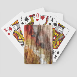 Vintages Holz Abstrakt Art. 3 Spielkarten