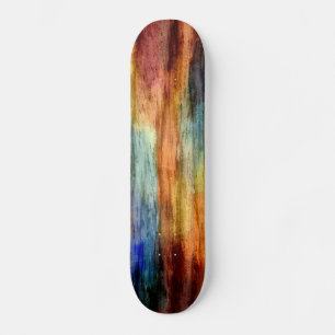 Vintages Holz Abstrakt Art 4 Skateboard