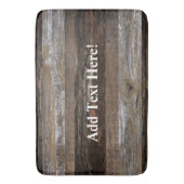 Vintages Holz aus Holz Badematte (Vorderseite Vertikal)