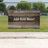 Vintages Holz aus Holz Banner (Insitu)