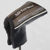 Vintages Holz aus Holz Golf Headcover (3/4 Vorderseite)