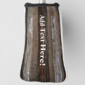 Vintages Holz aus Holz Golf Headcover (Rotieren 90)