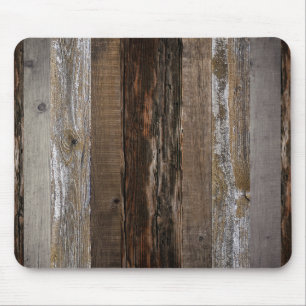 Vintages Holz aus Holz Mousepad