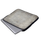Vintages Holz im Hintergrund Laptopschutzhülle (Vorne Knopf)