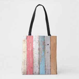 Vintages Holz: mehrfarbige Cracked Texture. Tasche