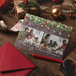 Vintages Holz Weihnachten 2 Foto