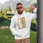 Vintages hölzernes Abacus-Klassikwerkzeug Hoodie