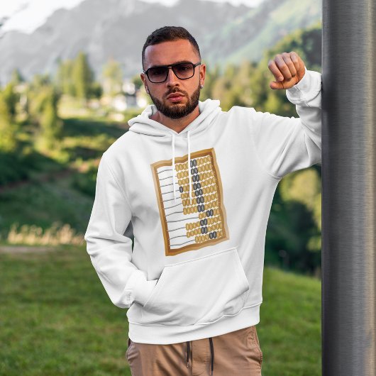 Vintages hölzernes Abacus-Klassikwerkzeug Hoodie