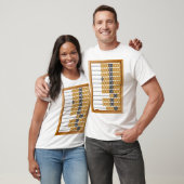 Vintages hölzernes Abacus-Klassikwerkzeug T-Shirt (Unisex)