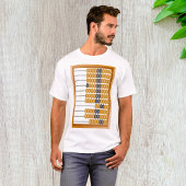 Vintages hölzernes Abacus-Klassikwerkzeug T-Shirt