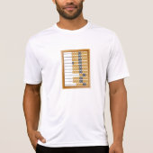Vintages hölzernes Abacus-Klassikwerkzeug T-Shirt (Vorderseite)
