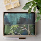 Vintages Holzland Kronier Decoupage Seidenpapier (Geschenk)