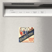 Vintages Holzschuhlager Biermagnet Magnet (In Situ (Geschirrspüler))