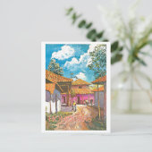 Vintages Honduras Travel Poster Postkarte (Stehend Vorderseite)