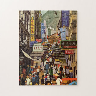 Vintages Hong Kong Street Market Design Puzzle