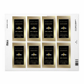 Vintages Honigglas aus rustikalem Gold (Vorne)