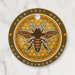 Vintages Honigprodukt Geschenkanhänger