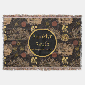 Vintages Honigwabenkraut-Kinderzimmer Decke