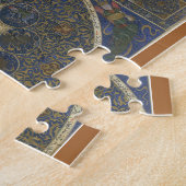 Vintages Horoskop, antik-islamischer Zodiak Puzzle (Seite)