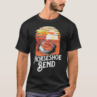 Vintages Horseshoe Bend Arizona Retro 80er Style I T-Shirt