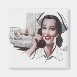 Vintages Hospital Ward Nury telefonisch Magnet