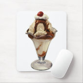 Vintages Hot Fudge Ice Mousepad (Mit Mouse)
