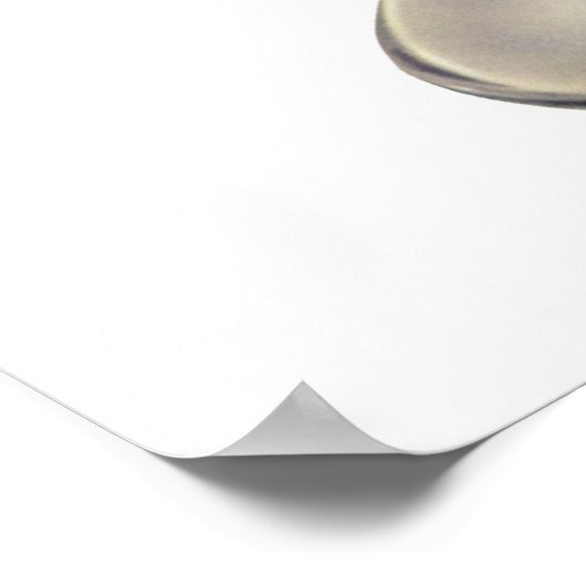 Vintages Hot Fudge Ice Poster (Ecke)