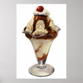 Vintages Hot Fudge Ice Poster (Vorne)