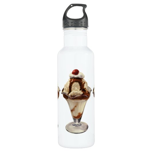 Vintages Hot Fudge Ice Trinkflasche (Vorderseite)