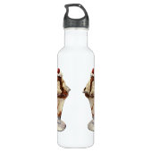 Vintages Hot Fudge Ice Trinkflasche (Rückseite)