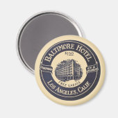 Vintages Hotel Baltimore, Los Angeles, CA Magnet (Vorderseite/Rückseite)