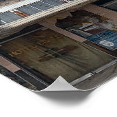 Vintages Hotel Beale Kingman Route66 Arizona Foto Poster (Ecke)