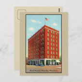 Vintages Hotel Dayton, Kenosha, Wisconsin Postkarte (Vorne/Hinten)