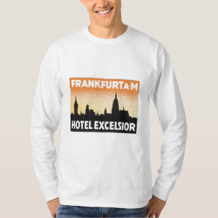 Vintages Hotel Frankfurts Deutschland T-Shirt