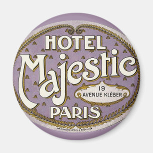 Vintages Hotel Paris, Frankreich Magnet