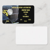 Vintages Hotrods-Restaurierungsgeschäft Visitenkarte (Vorne/Hinten)