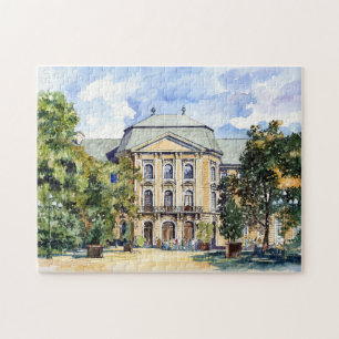 Vintages Hous Fabulous Colorful Romantik Burg Puzzle