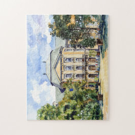Vintages Hous Fabulous Colorful Romantik Burg Puzzle
