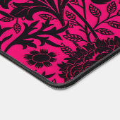 Vintages hübsches schwarzes Blumenmuster auf Nebel Schreibtischunterlage (Ecke)