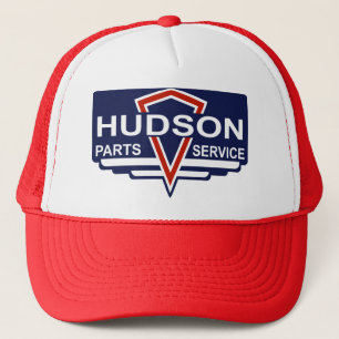 Vintages Hudson-Ersatzteil-Zeichen Truckerkappe