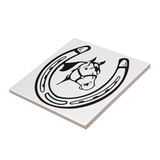 Vintages Hufeisen Fliese (Seite)