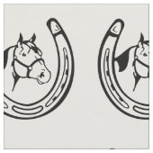 Vintages Hufeisen Stoff (Nahaufnahme)