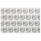 Vintages Hufeisen Stoff (Fat Quarter (45,7 x 55,9 cm))