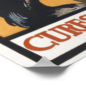 Vintages Husten Sirup Werbeplakat Poster (Ecke)